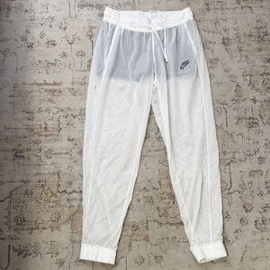 Nike women’s black and White Joggers